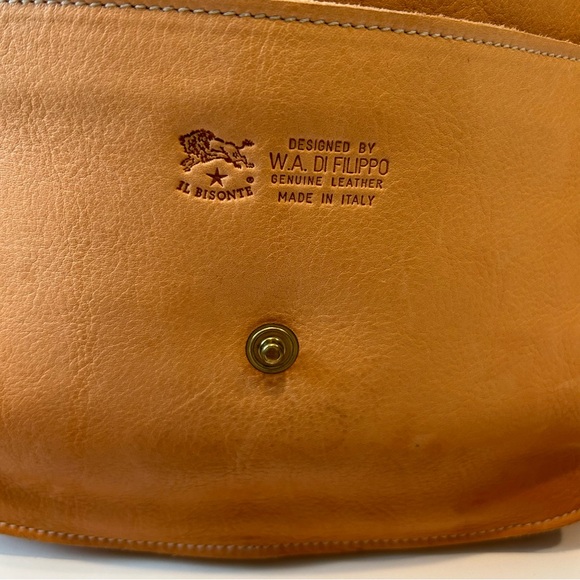 Il Bisonte Genuine Leather crossbody over shoulder handbag - Picture 10 of 13